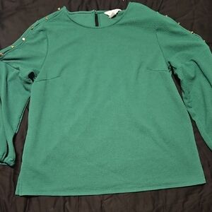 Elegant Green Women's Top